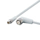 ifm EVF269, Straight Male 3 way M8 to Right Angle Female 5 way M12 Communication Cable, 5m