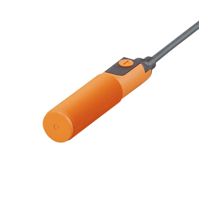 ifm KG5305, Capacitive Threaded Barrel Proximity Sensor, M18, 0.5 → 9 mm Detection, PNP NO, 10 → 30 V