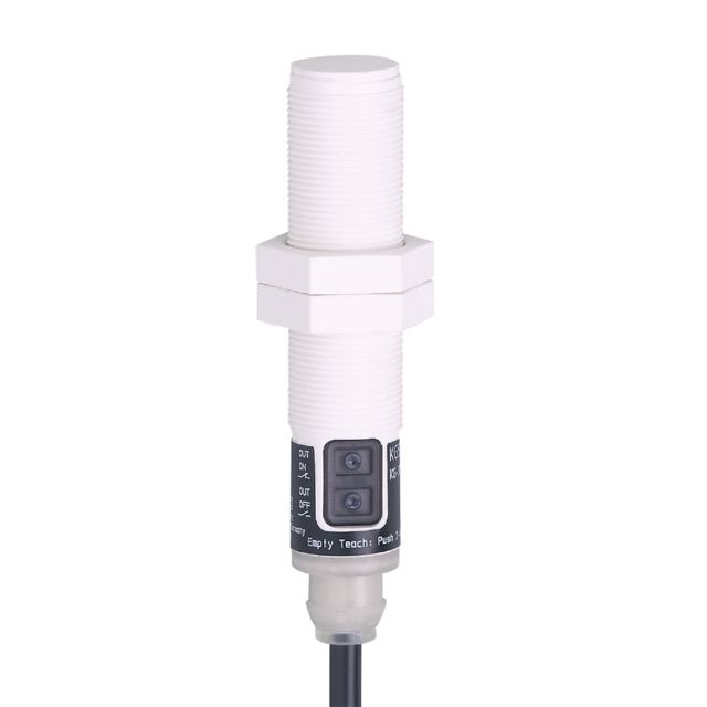 ifm KG5069, Capacitive Threaded Barrel Proximity Sensor, M18, 8 mm Detection, PNP NO/NC, 10 → 36 V dc