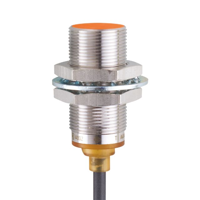 ifm IGS701, Inductive Threaded Barrel Proximity Sensor, M18, 8 mm Detection, PNP NC, 10 → 30 V dc
