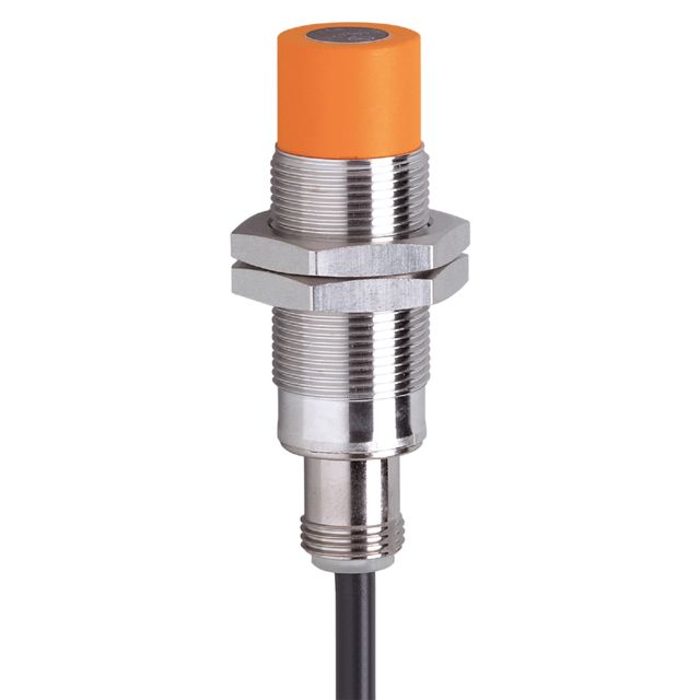 ifm IG7107, Inductive Threaded Barrel Proximity Sensor, M18, 8 mm Detection, NPN NO, 10 → 30 V dc