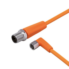 ifm EVT258, Straight Male 1 way M12 to Right Angle Female 1 way M8 Sensor Actuator Cable, 10m