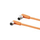 ifm EVT213, Right Angle Male 1 way M8 to Right Angle Female 1 way M8 Sensor Actuator Cable, 2m