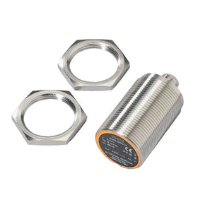 ifm II5452, Inductive Threaded Barrel Proximity Sensor, M30, 10 mm Detection, PNP NC, 18 → 36 V dc