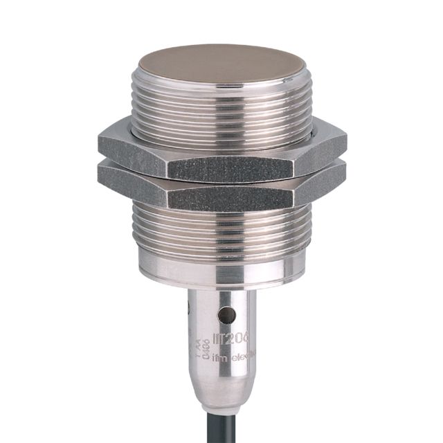 ifm IIT206, Inductive Threaded Barrel Proximity Sensor, M30, 14 mm Detection, PNP NO, 10 → 36 V dc