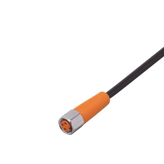 ifm EVM020, Straight Female 1 way M8 to Unterminated Sensor Actuator Cable, 2m