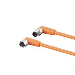 ifm EVT209, Right Angle Male 1 way M8 to Right Angle Female 1 way M8 Sensor Actuator Cable, 2m