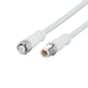 ifm EVF491, Straight Male 4 way M12 to Straight Female 5 way M12 Communication Cable, 500mm