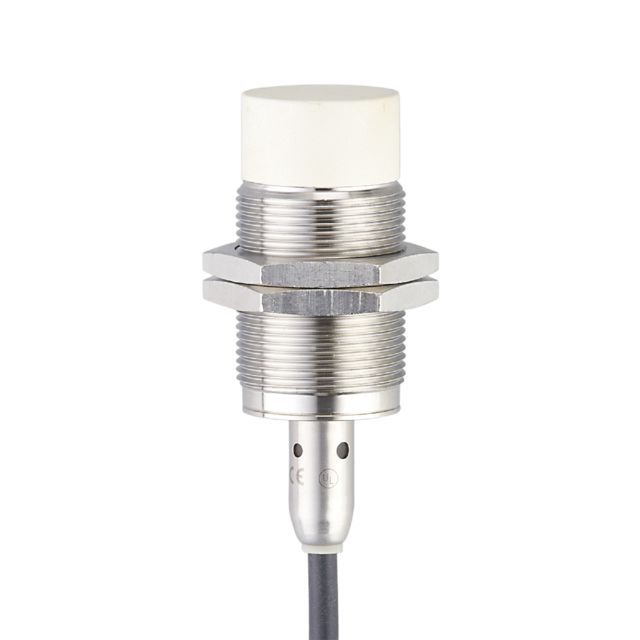 ifm IIM203, Inductive Threaded Barrel Proximity Sensor, M30, 22 mm Detection, PNP/NPN NO, 10 → 36 V dc