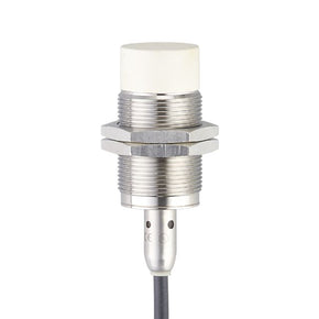 ifm IIM203, Inductive Threaded Barrel Proximity Sensor, M30, 22 mm Detection, PNP/NPN NO, 10 → 36 V dc