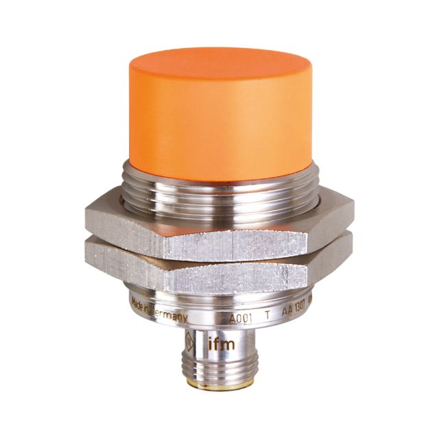 ifm IIS233, Inductive Threaded Barrel Proximity Sensor, M30, 22 mm Detection, NPN NO, 10 → 30 V dc