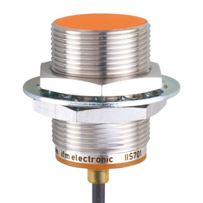 ifm IIS700, Inductive Threaded Barrel Proximity Sensor, M30, 15 mm Detection, NPN NO, 10 → 30 V dc