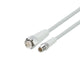 ifm EVF260, Straight Male 4 way M8 to Straight Female 5 way M12 Communication Cable, 300mm