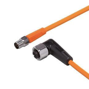 ifm EVT309, Straight Male 1 way M8 to Right Angle Female 1 way M12 Sensor Actuator Cable, 300mm