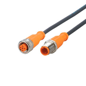 ifm EVC041, Straight Male 1 way M12 to Straight Female 1 way M12 Actuator/Sensor Cable, 600mm