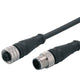 ifm E12360, Straight Male 1 way M12 to Straight Female 1 way M12 Actuator/Sensor Cable, 10m