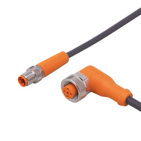 ifm EVC249, Straight Male 1 way M8 to Right Angle Female 1 way M12 Actuator/Sensor Cable, 5m