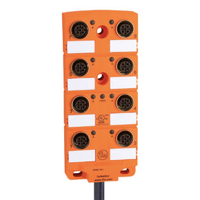 ifm EBC124, EBC Series Sensor Box, M12, 2.4m cable, 8 port