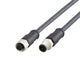 ifm E12535, Straight Male 1 way M12 to Straight Female 1 way M12 Actuator/Sensor Cable, 7m