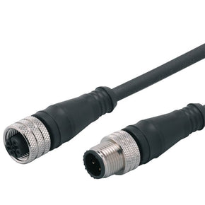ifm E11230, Straight Male 1 way M12 to Straight Female 1 way M12 Actuator/Sensor Cable, 5m
