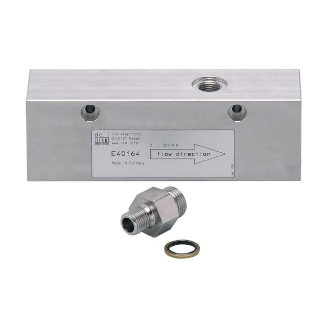 ifm E40164, , E401 Series Adapter for Use with Small Volumetric Flow Quantities