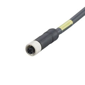 ifm E12495, Power 1.5 mm² 4 Core Power Cable, Black Polyurethane PUR, 5m