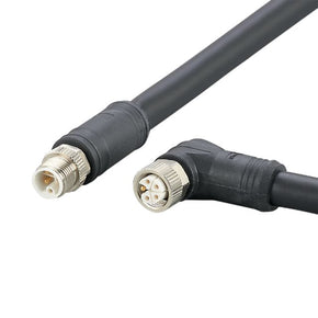 ifm E12661, Power 2.5 mm² 5 Core Power Cable, Black Polyurethane PUR, 2m