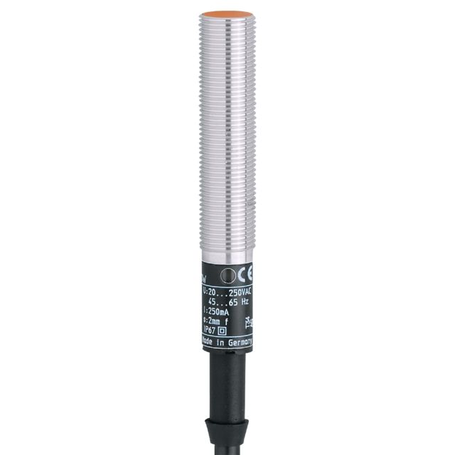 ifm IF5298, Inductive Threaded Barrel Proximity Sensor, M12, 2 mm Detection, PNP NO, 10 → 36 V dc