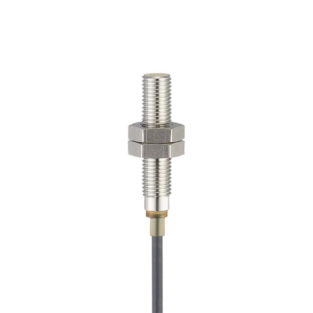 ifm IES208, Inductive Threaded Barrel Proximity Sensor, M8, 3 mm Detection, NPN NO, 10 → 30 V dc