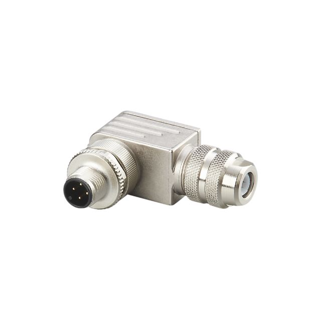 ifm E12353, Industrial Circular Connectors, 1 Contacts, Screw, M12 Connector, Plug, Male, IP67, E Series Series