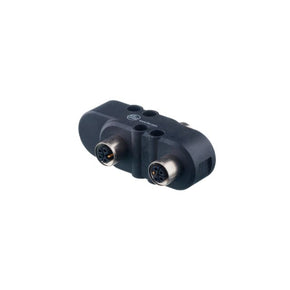 ifm E12789, 1 Pole M12 Plug to 3 Pole M12 Socket Adapter