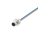 ifm E12253, Straight Male 1 way M12 to Unterminated Sensor Actuator Cable, 500mm