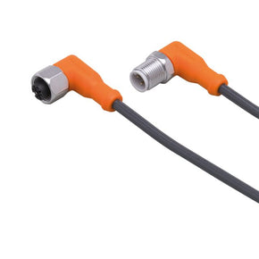 ifm EVC12A, Right Angle Male 1 way M12 to Right Angle Female 1 way M12 Actuator/Sensor Cable, 5m