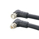 ifm E12667, Power 2.5 mm² 5 Core Power Cable, Black Polyurethane PUR, 1m