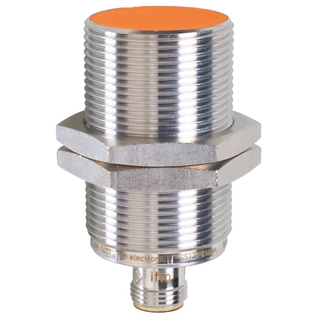 ifm II7100, Inductive Threaded Barrel Proximity Sensor, M30, 10 mm Detection, PNP NO, 10 → 30 V dc