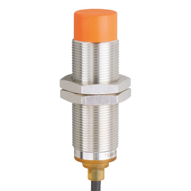 ifm IGS247, Inductive Threaded Barrel Proximity Sensor, M18, 12 mm Detection, NPN NO, 10 → 30 V dc