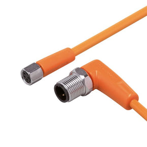 ifm EVT298, Right Angle Male 1 way M12 to Straight Female 1 way M8 Sensor Actuator Cable, 300mm