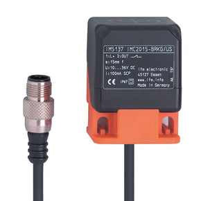 ifm IM5138, Inductive Rectangular Proximity Sensor, 15 mm Detection, PNP/NPN NO, 10 → 36 V dc