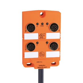 ifm EBC015, EBC Series Sensor Box, M12, 5m cable, 4 port