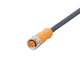 ifm EVC710, Straight Female 5 way M12 to Straight Female 5 way M12 Communication Cable, 50m