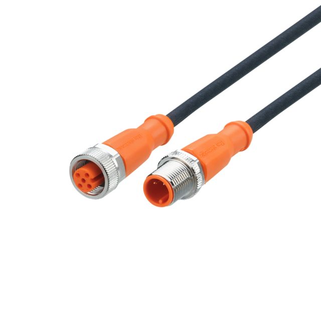 ifm EVC969, Straight Male 5 way M12 to Straight Female 5 way M12 Communication Cable, 5m