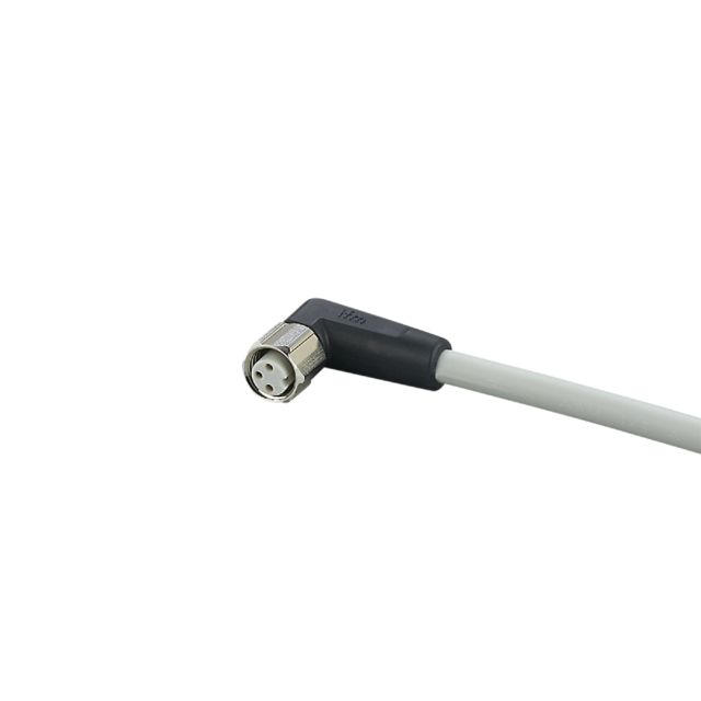 ifm EVF133, Right Angle Female 5 way M8 to Right Angle Female 5 way M8 Communication Cable, 25m