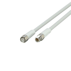ifm EVF144, Straight Male 3 way M8 to Straight Female 3 way M8 Communication Cable, 1m