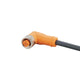ifm EVC712, Straight Female 5 way M12 to Right Angle Female 5 way M12 Communication Cable, 5m