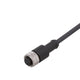ifm E11250, Straight Female 1 way 5 Pin Socket to Unterminated Actuator/Sensor Cable, 5m