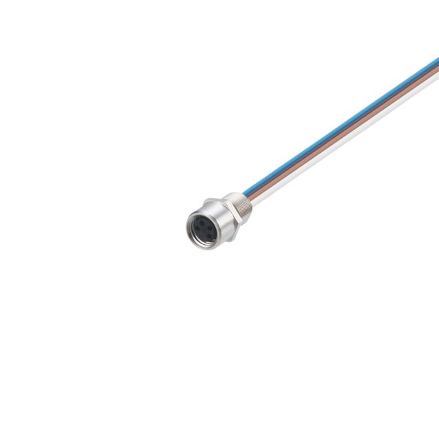 ifm E12366, Industrial Circular Connectors, 1 Contacts, Cable, M8 Connector, Socket, Female, IP67, E Series Series