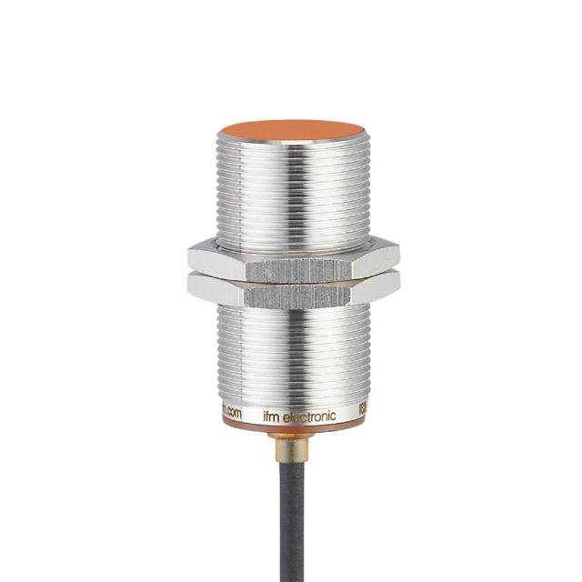 ifm IIS238, Inductive Threaded Barrel Proximity Sensor, M30, 15 mm Detection, PNP NO, 10 → 30 V dc