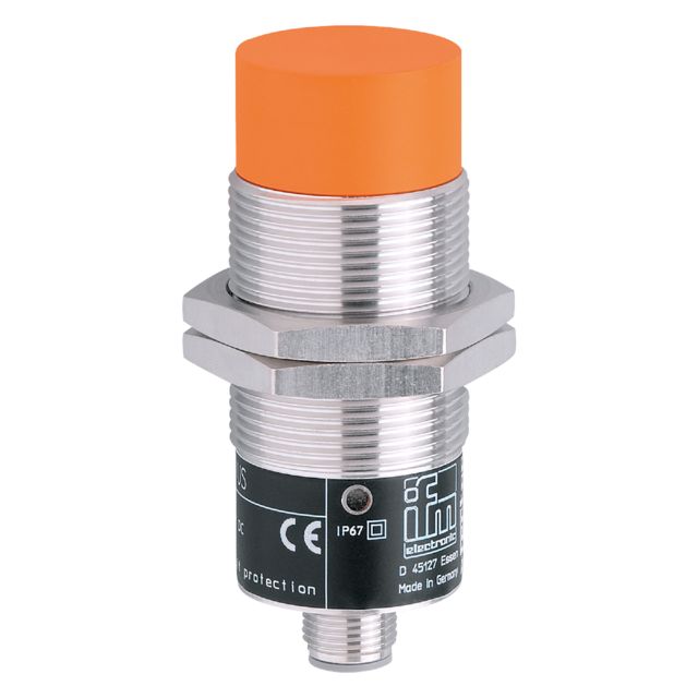 ifm II5734, Inductive Threaded Barrel Proximity Sensor, M30, 15 mm Detection, PNP/NPN NO/NC, 10 → 55 V dc