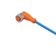 ifm ENC14A, Right Angle Female 1 way M12 to Unterminated Actuator/Sensor Cable, 50m