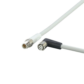 ifm EVF155, Straight Male 3 way M8 to Right Angle Female 3 way M8 Communication Cable, 600mm